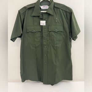 Elbeco LA County Sheriff Mens RipStop Short Sleeve Shirt Size 17.5